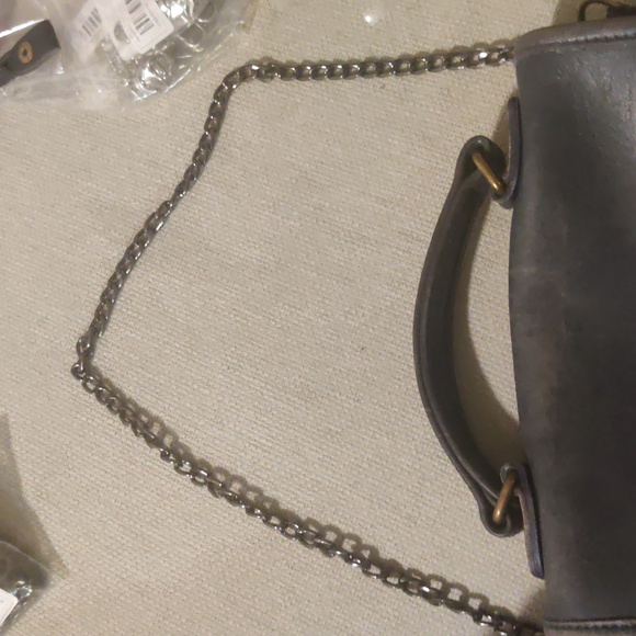 Coach 1997 Navy Blue Leather Station Bag-Vintage - Picture 10 of 10